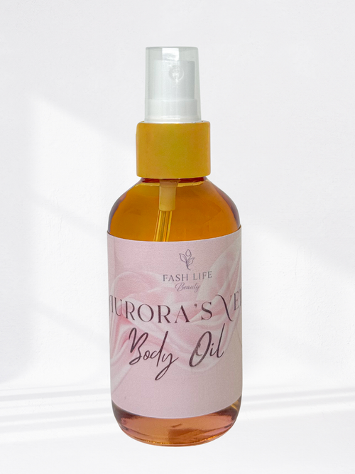 Handmade body oil made with natural ingredients by fash life beauty