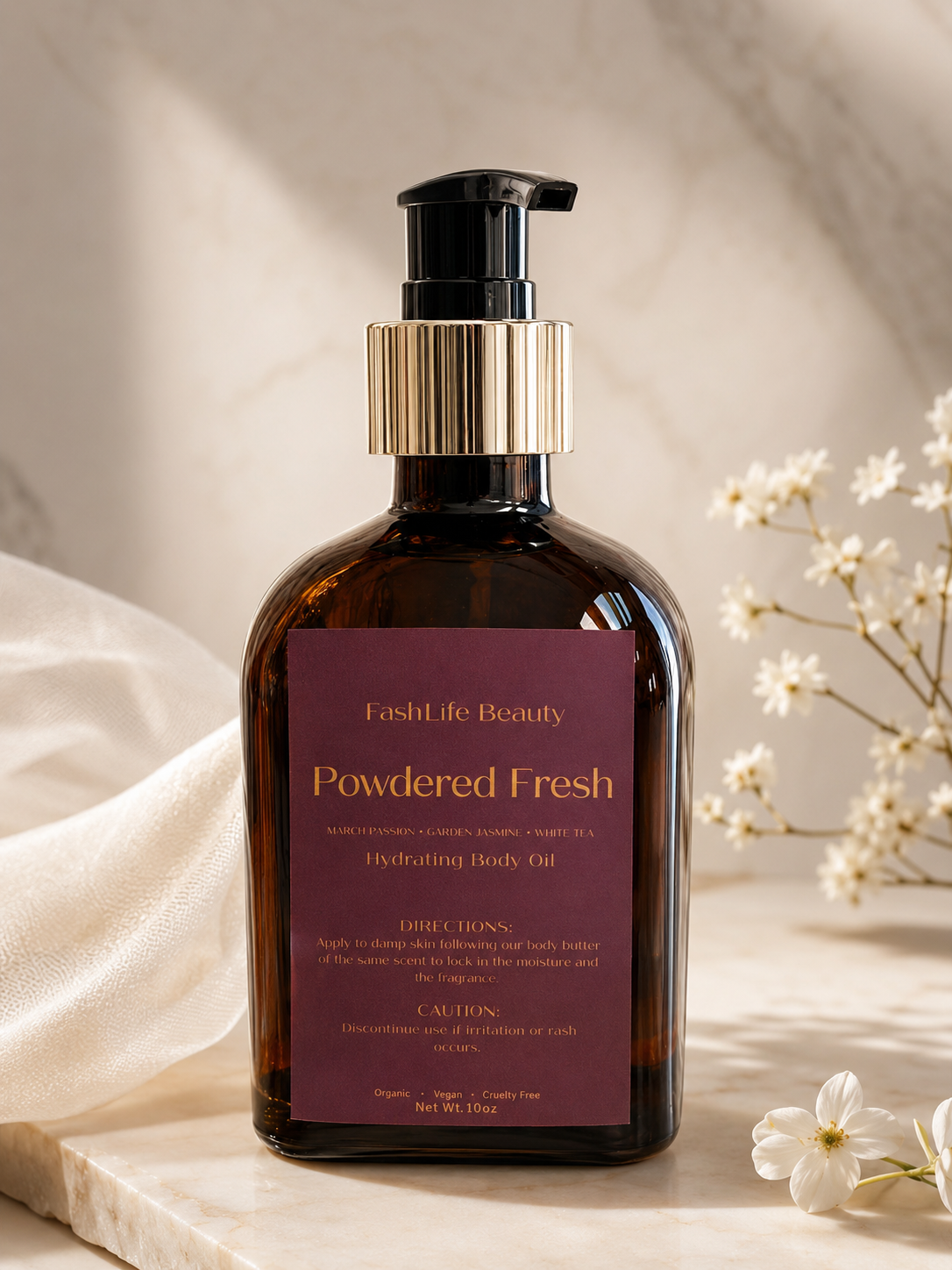 Powdered Fresh Body Oil