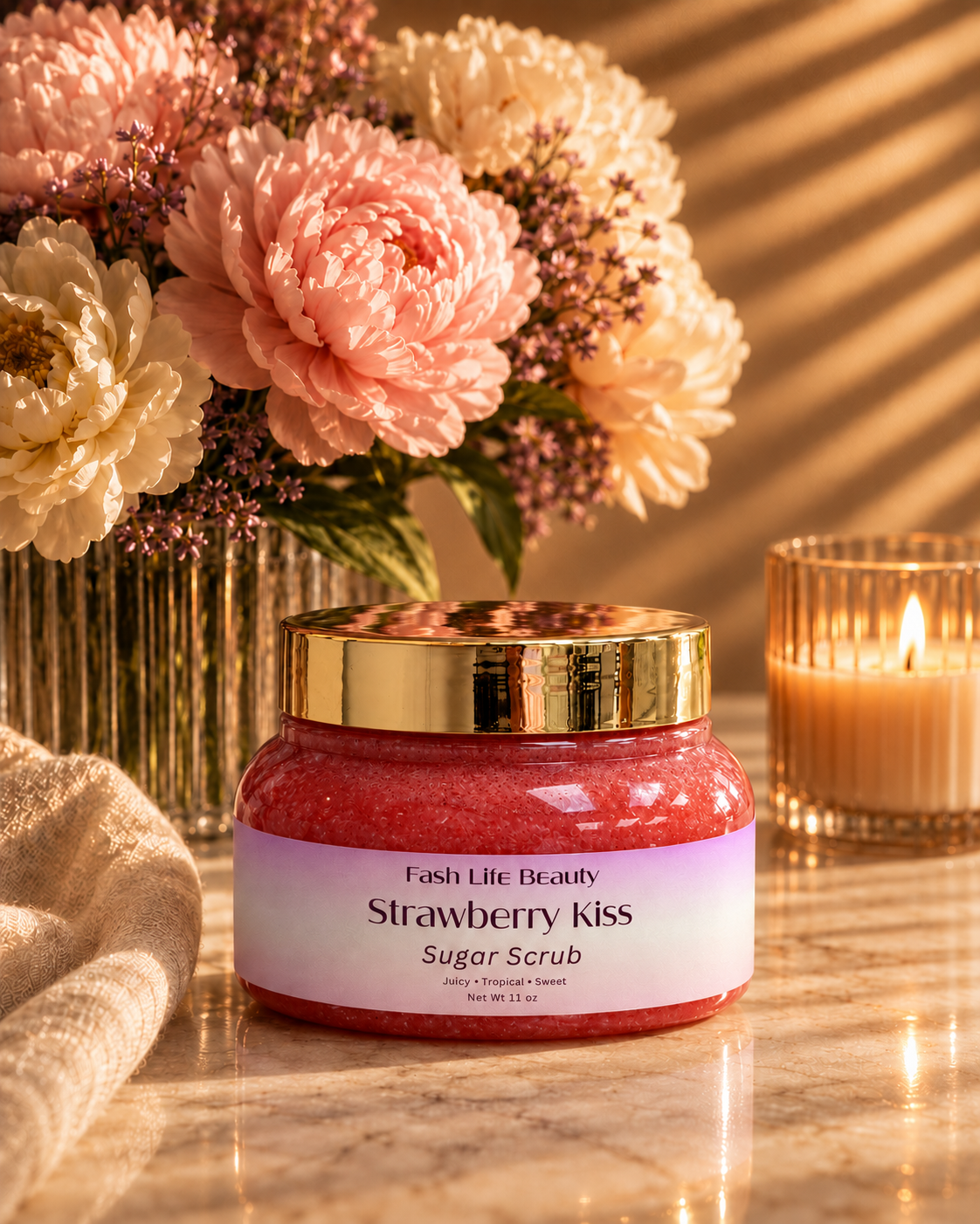 Strawberry Kiss Sugar Scrub