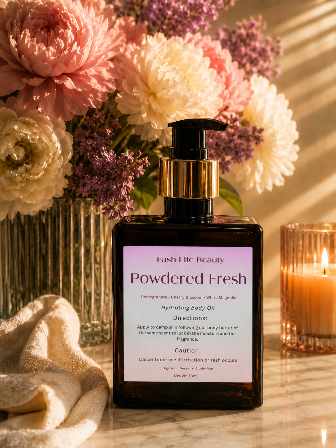 Powdered Fresh Body Oil