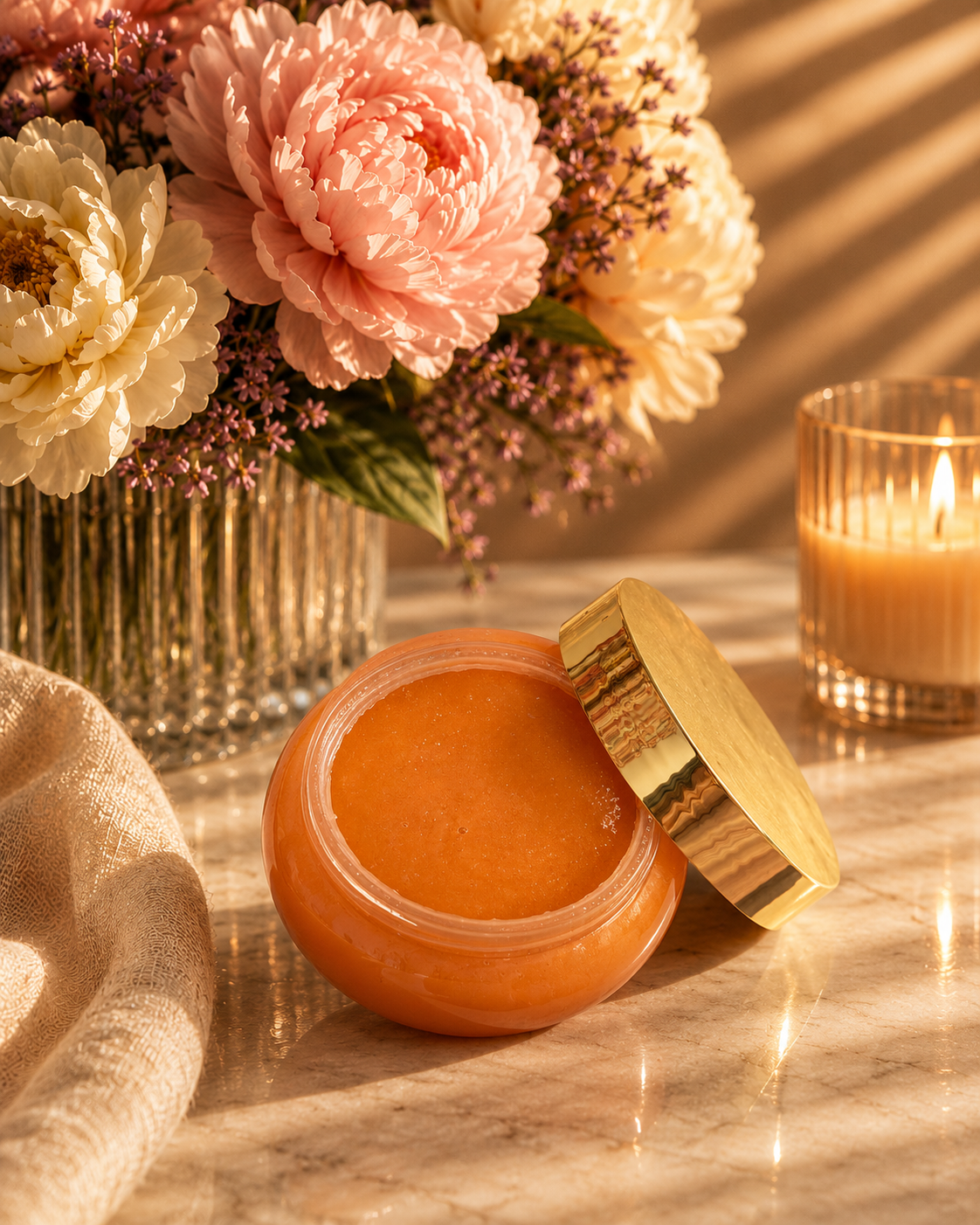 Peach Citrus Sugar Scrub