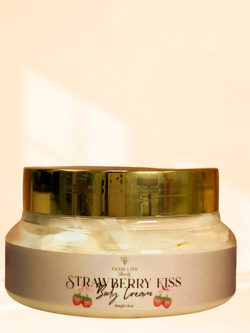 Strawberry Kiss Body Cream - Fash Life Beauty